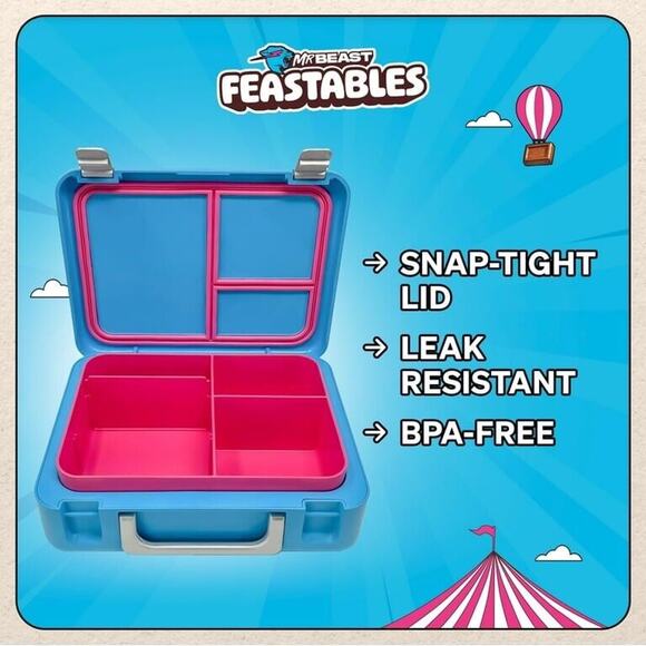 Mr Beast Feastables Worlds Coolest Lunch Box Brand New In Package-FAST SHIPPING✅ - Picture 2 of 5